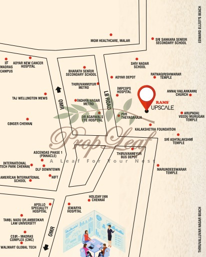 Rams Upscale Location Map